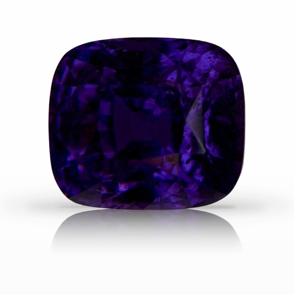 5.02ct Sapphire, Cushion, Purple, No Heat gemstone, 9.1 x 8MM, item #7205