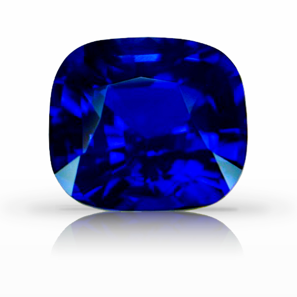 6.01ct Sapphire, Cushion, Blue gemstone, 10.8 x 9.8MM, item #7207