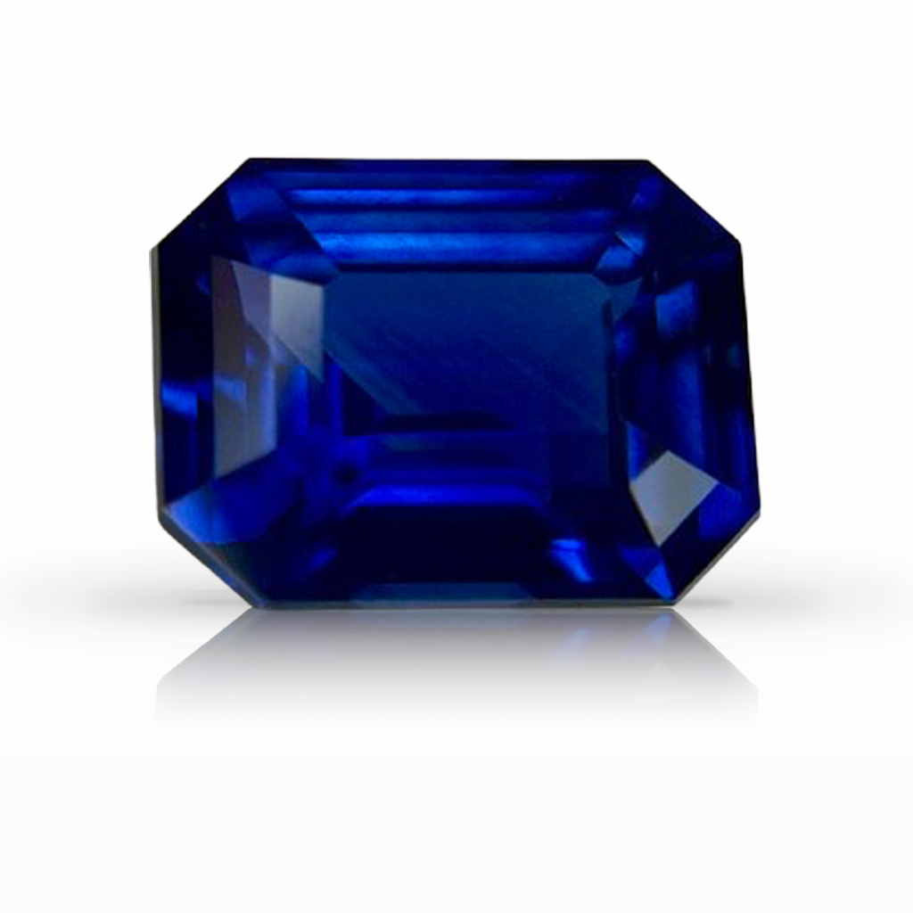 2.19ct Sapphire, Emerald Cut, Blue gemstone, 8.1 x 6.3MM, item #7220