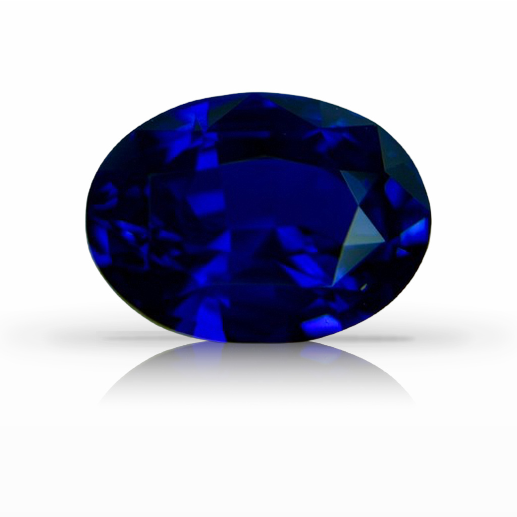 3.60ct Sapphire, Oval, Blue gemstone, 10 x 7.5MM, item #7221