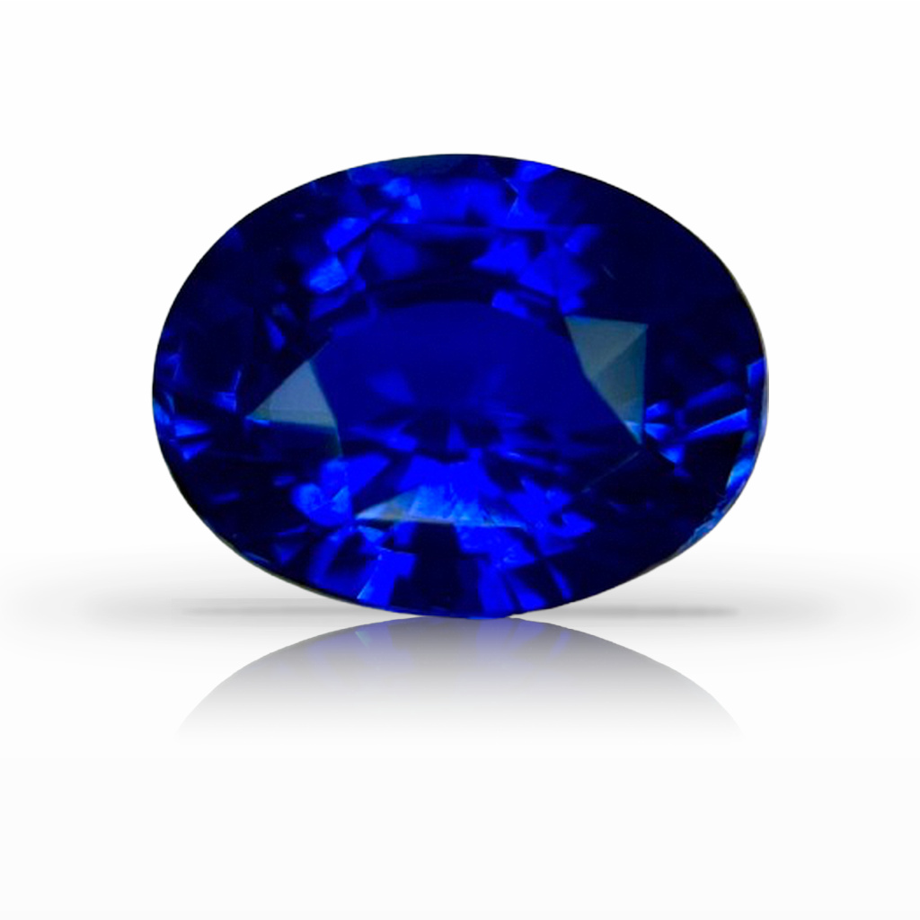 3.09ct Sapphire, Oval, Blue gemstone, 9.9 x 7.5MM, item #7228