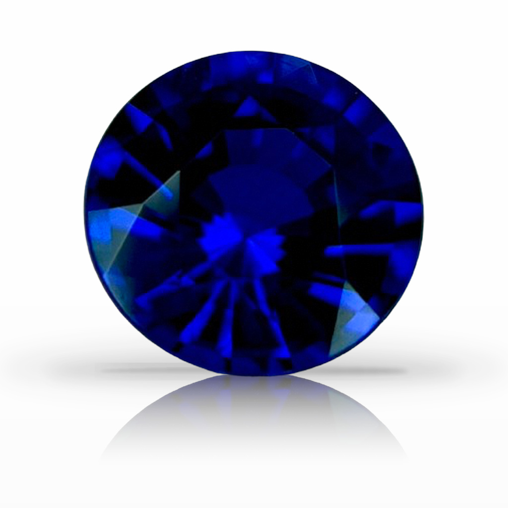 1.97ct Sapphire, Round, Blue, 7.5MM gemstone, 7.5MM, item #7229