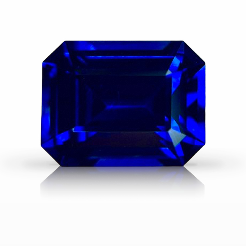 2.31ct Sapphire, Emerald Cut, Blue gemstone, 8.2 x 6.3MM, item #7230
