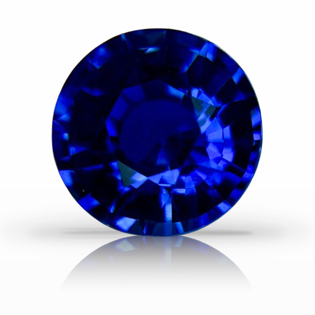 3.24ct Sapphire, Round, Blue, 8.8MM gemstone, 8.8MM, item #7247