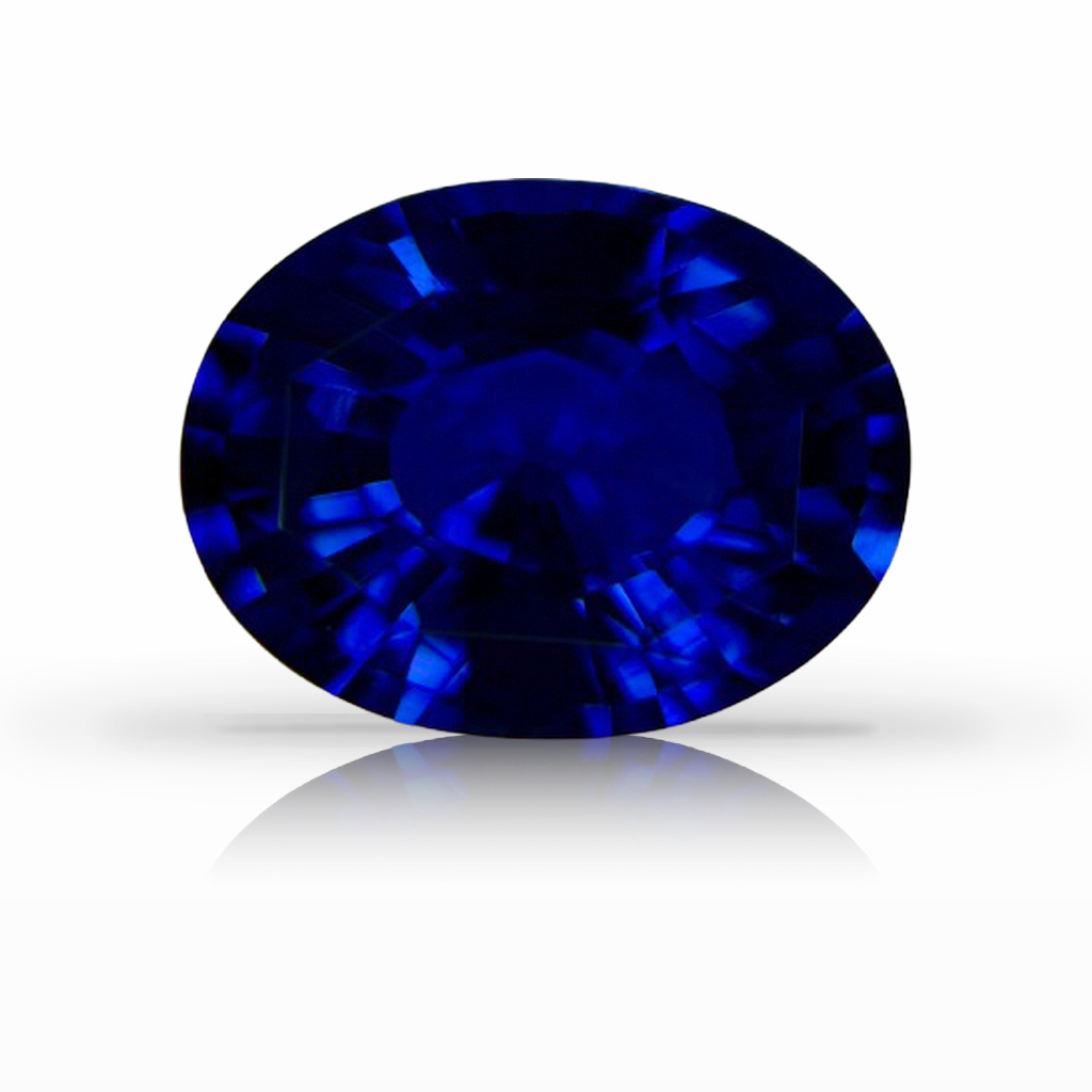 5.55ct Sapphire, Oval, Blue gemstone, 12.5 x 9.6MM, item #7248