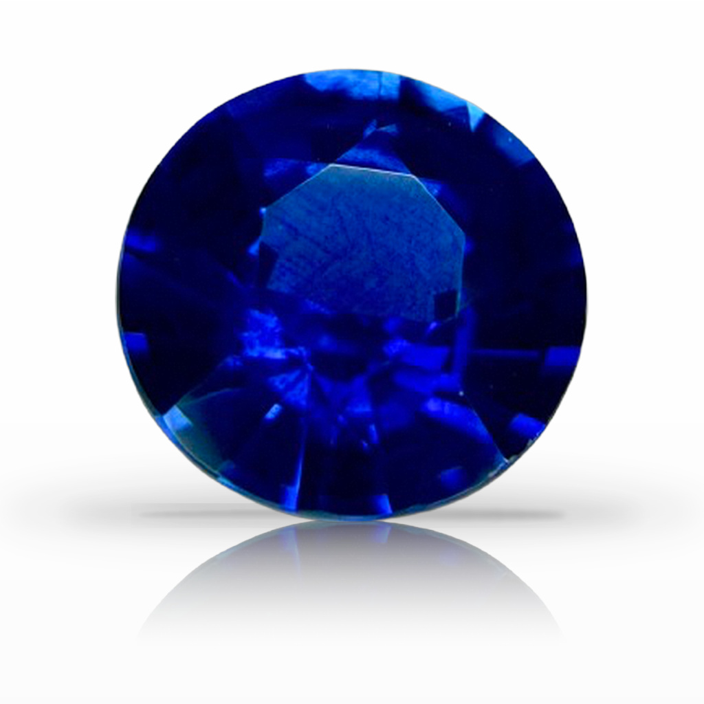 2.14ct Sapphire, Round, Blue, 8MM gemstone, 8MM, item #7249