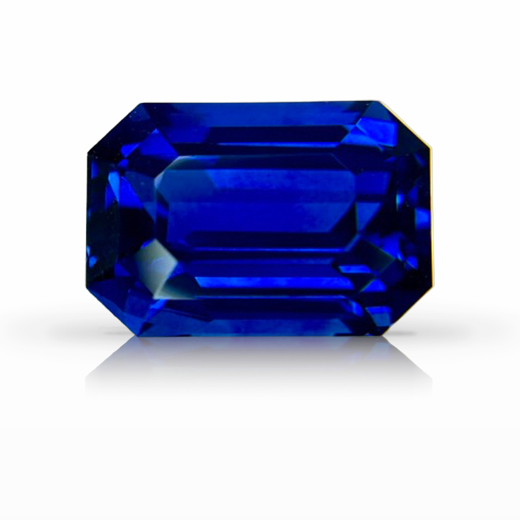 10.58ct Sapphire, Emerald Cut, Blue gemstone, 14 x 9.9MM, item #7263