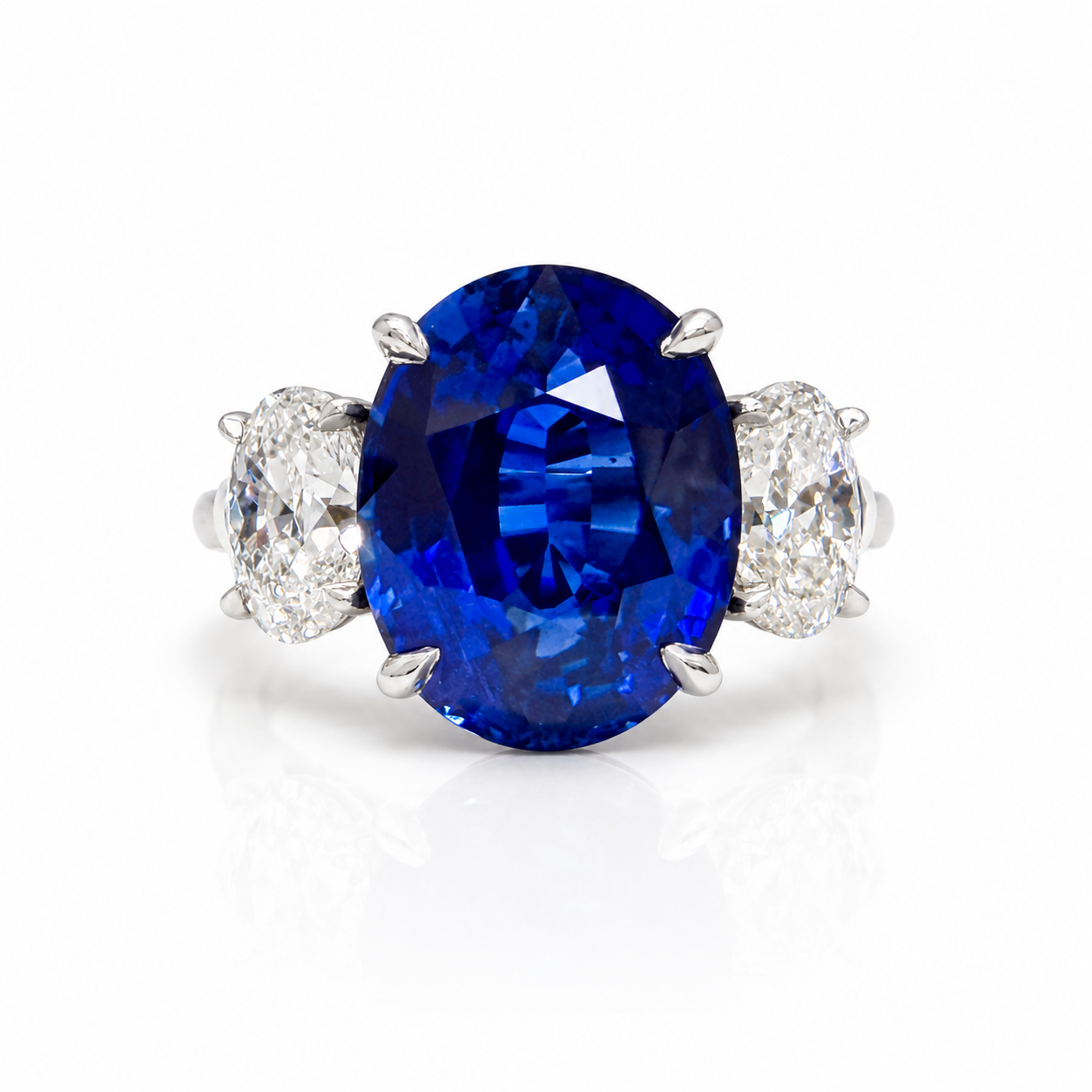 9.35ct Sapphire, Oval, Blue, No Heat gemstone, 13.9 x 11MM, item #7280