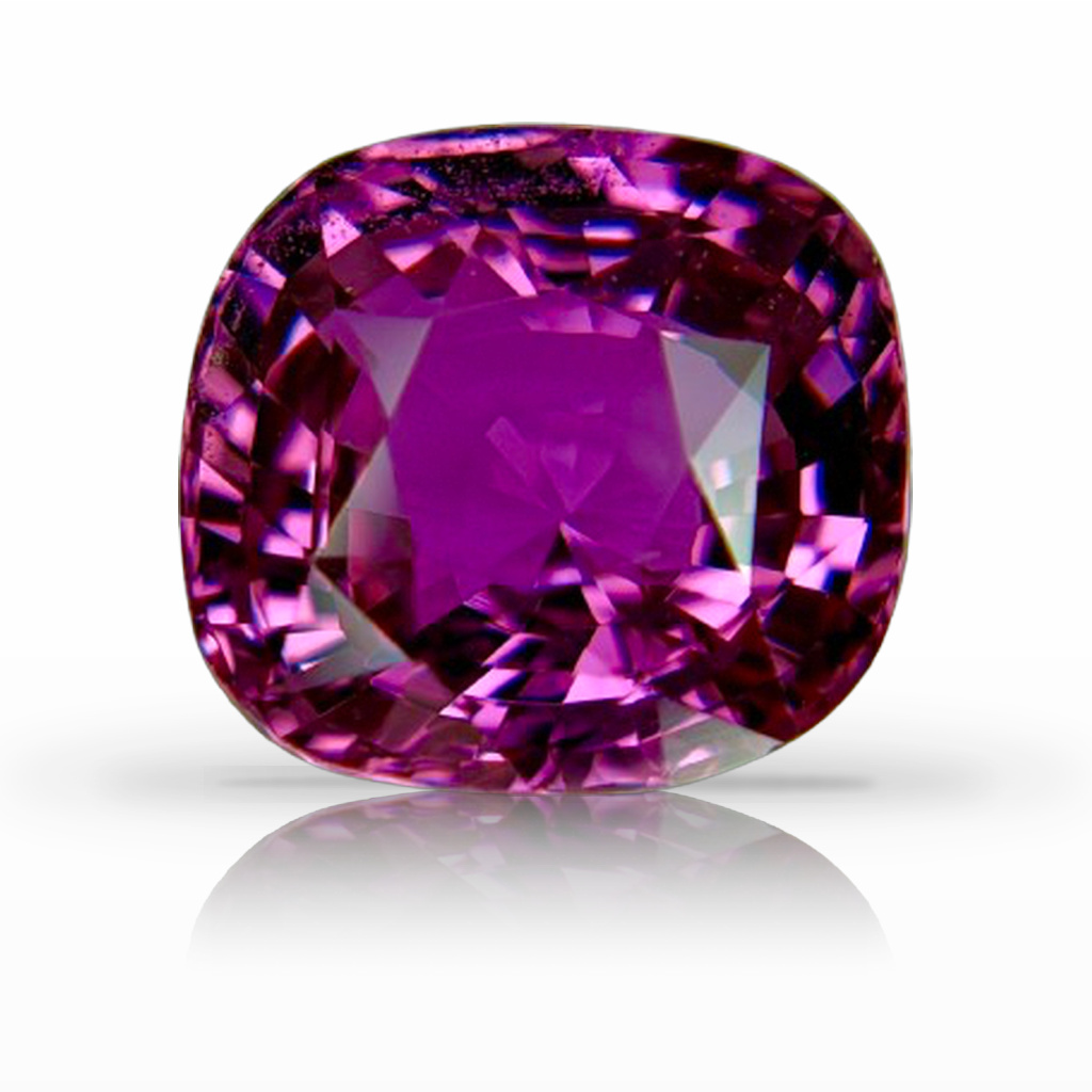 4.52ct Sapphire, Cushion, Pink gemstone, 9.8 x 9.1MM, item #7282