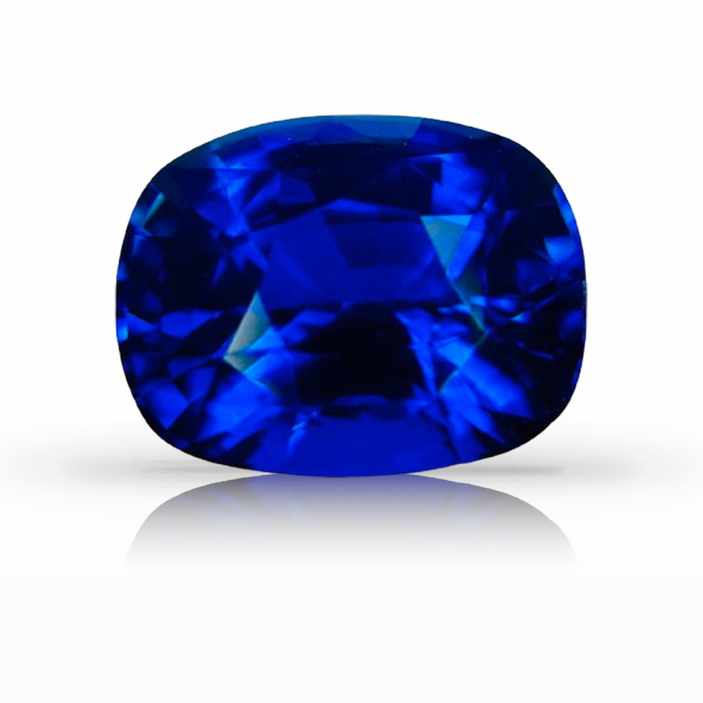 3.57ct Sapphire, Cushion, Blue gemstone, 9.7 x 7.6MM, item #7337