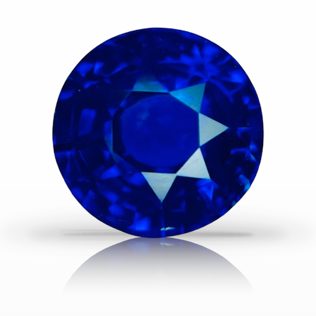 3.54ct Sapphire, Round, Blue, 8.6MM gemstone, 8.7 x 8.6MM, item #7343