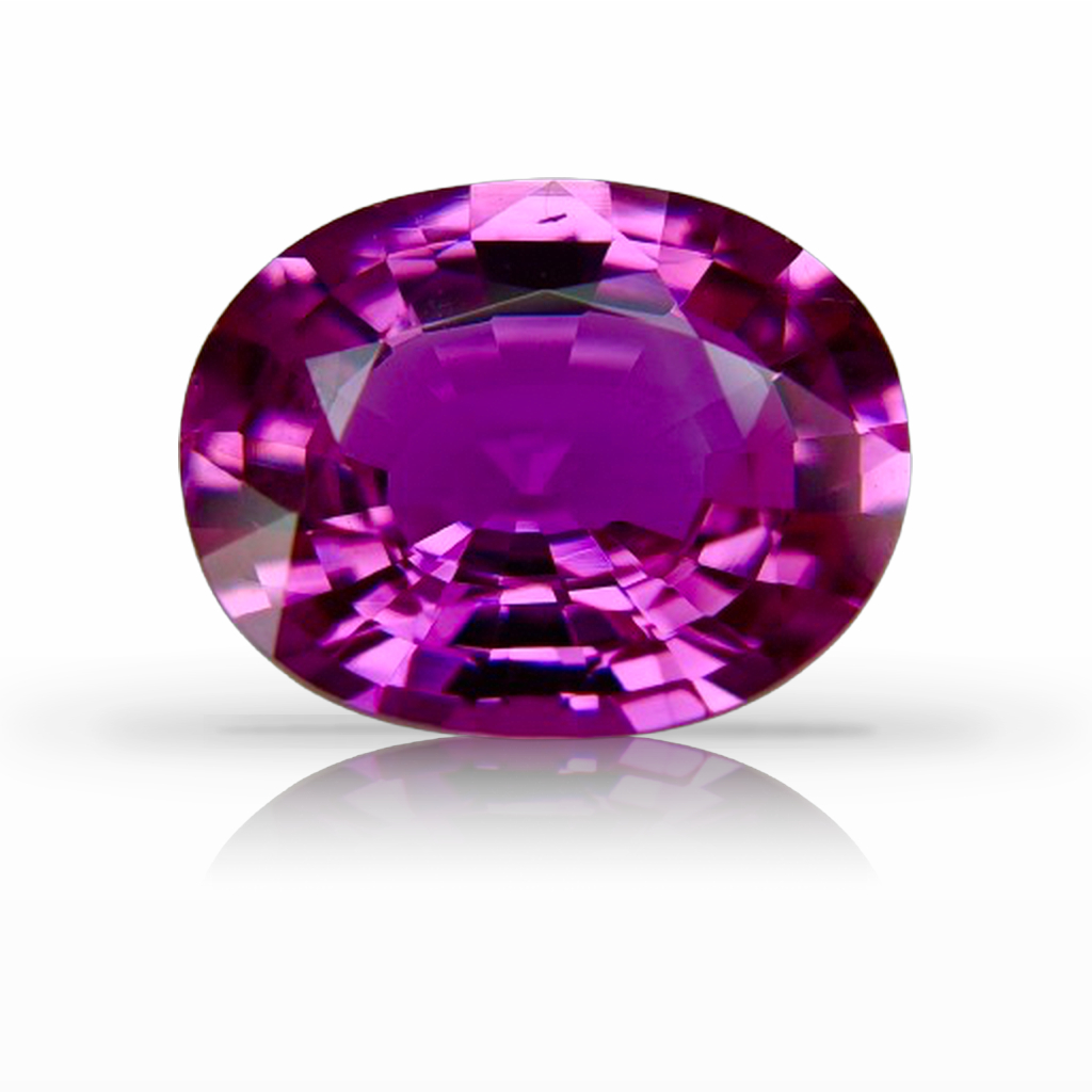 3.10ct Sapphire, Oval, Pink gemstone, 10.5 x 8.4MM, item #7344