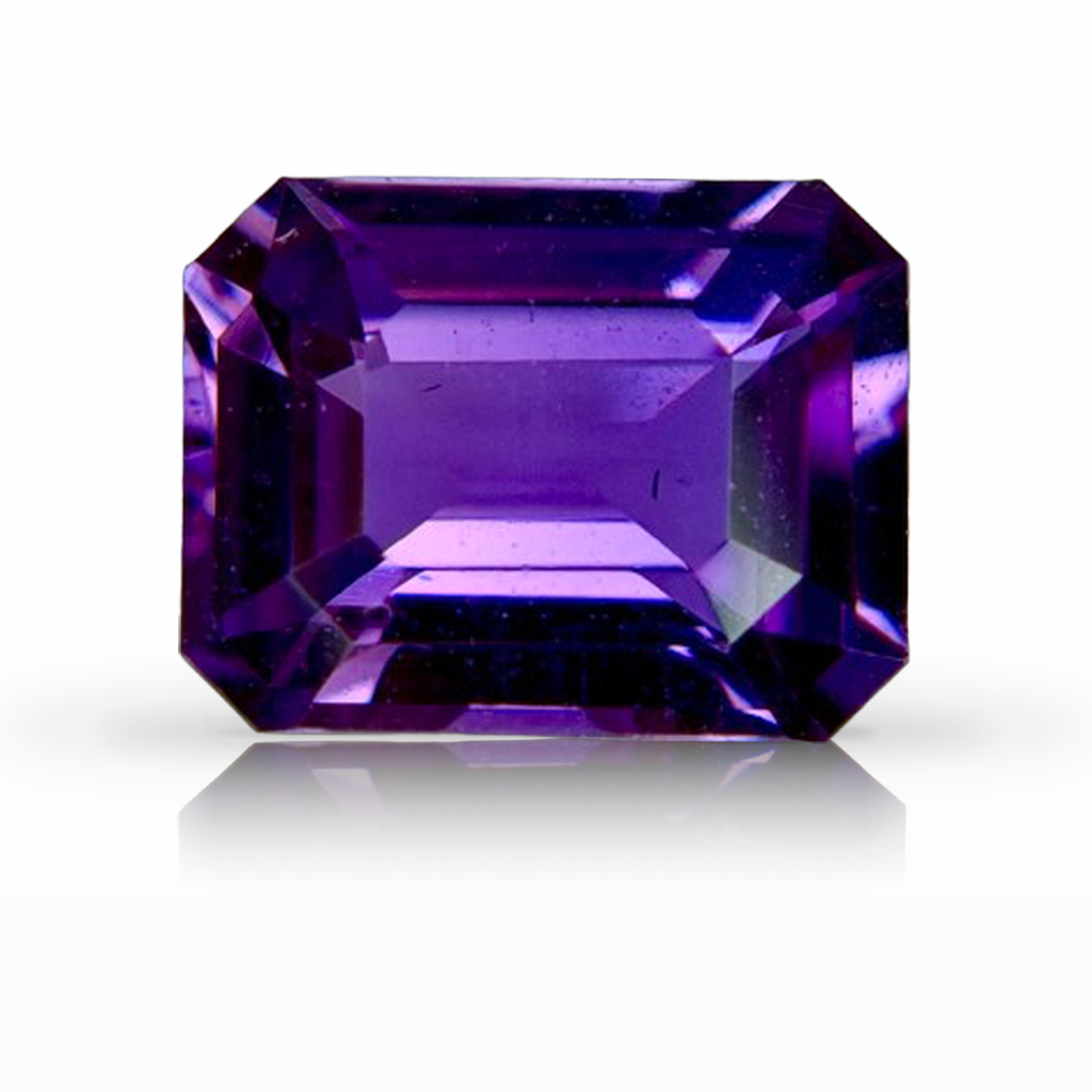 2.47ct Sapphire, Emerald Cut, Purple, No Heat gemstone, 8.7 x 6.9MM, item #7350
