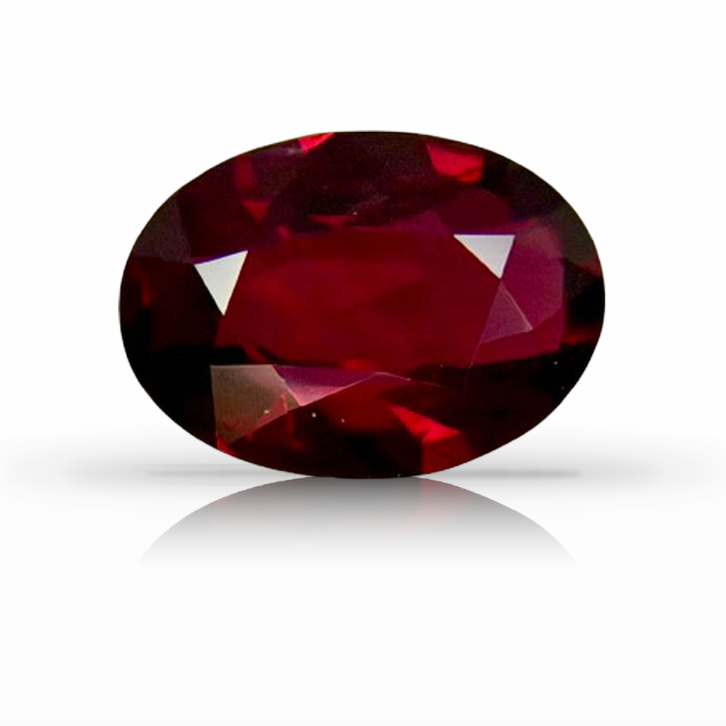 1.90ct Ruby, Oval, Red, Mozambique gemstone, 9.1 x 6.7MM, item #7358