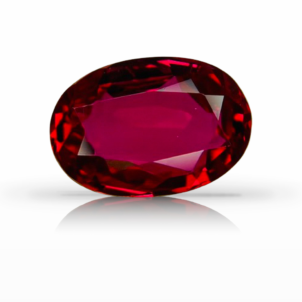 2.49ct Ruby, Oval, Red, Thailand gemstone, 10.3 x 7.2MM, item #7381