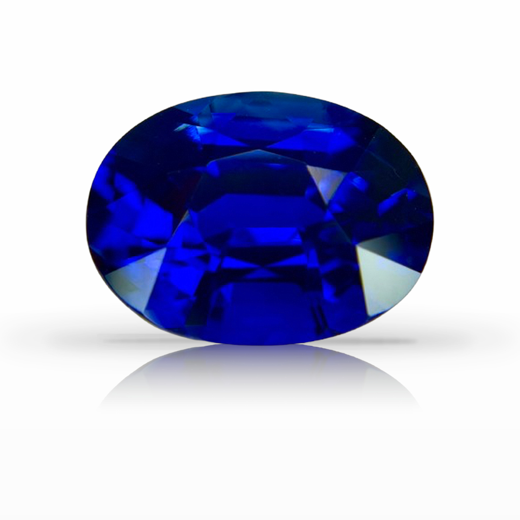 6.60ct Sapphire, Oval, Blue gemstone, 12.8 x 9.9MM, item #7387