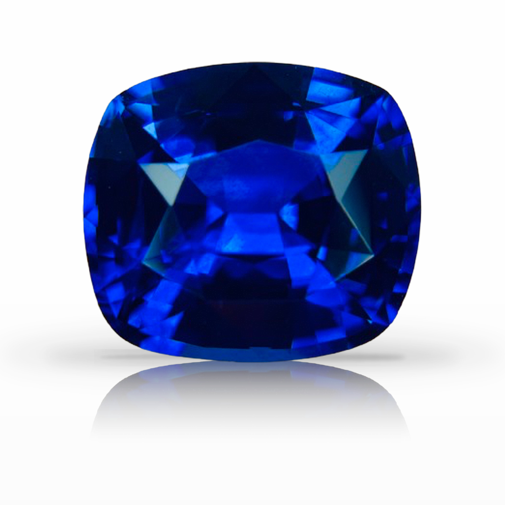 6.08ct Sapphire, Cushion, Blue gemstone, 11.2 x 10.1MM, item #7388