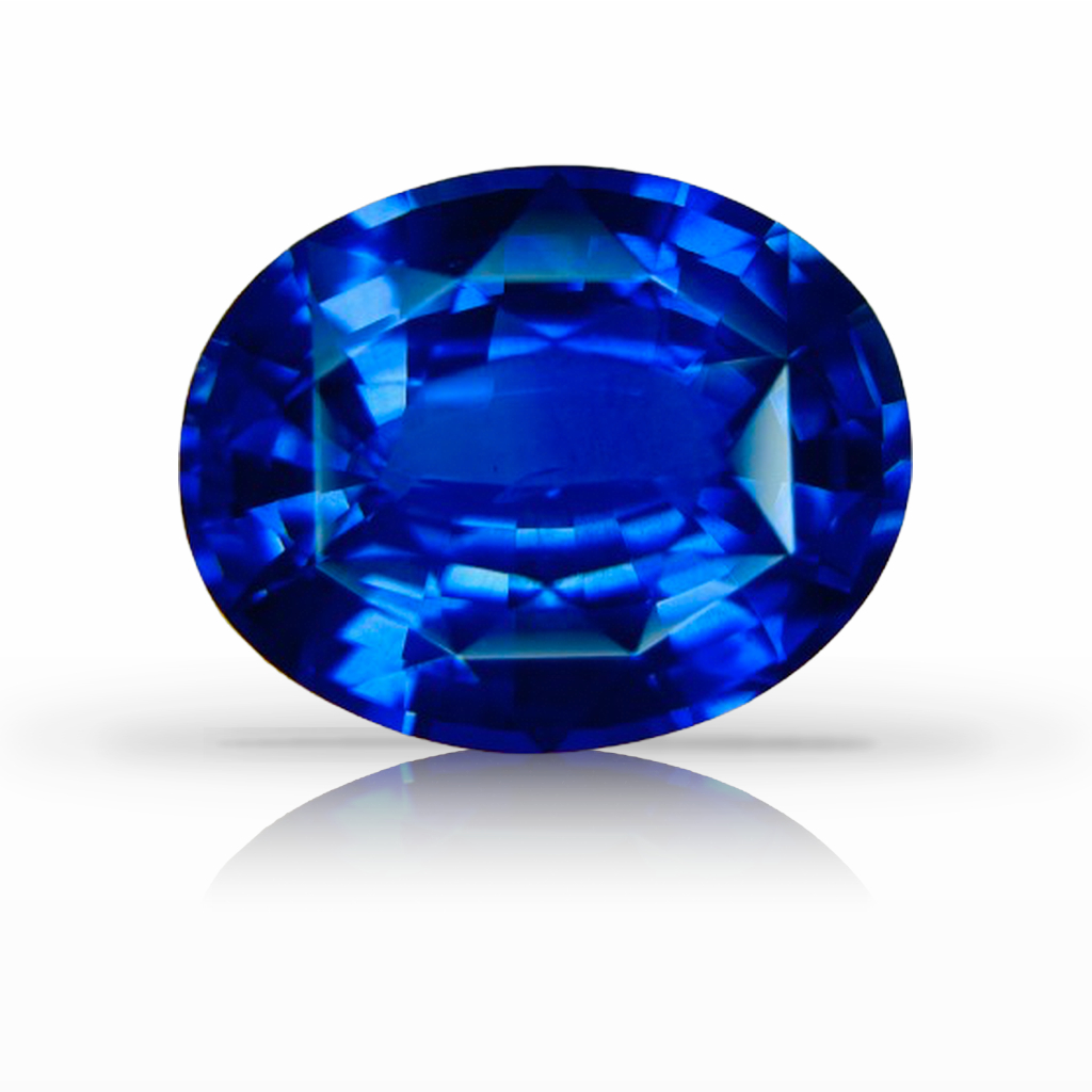 5.25ct Sapphire, Oval, Blue gemstone, 11.9 x 9.5MM, item #7407