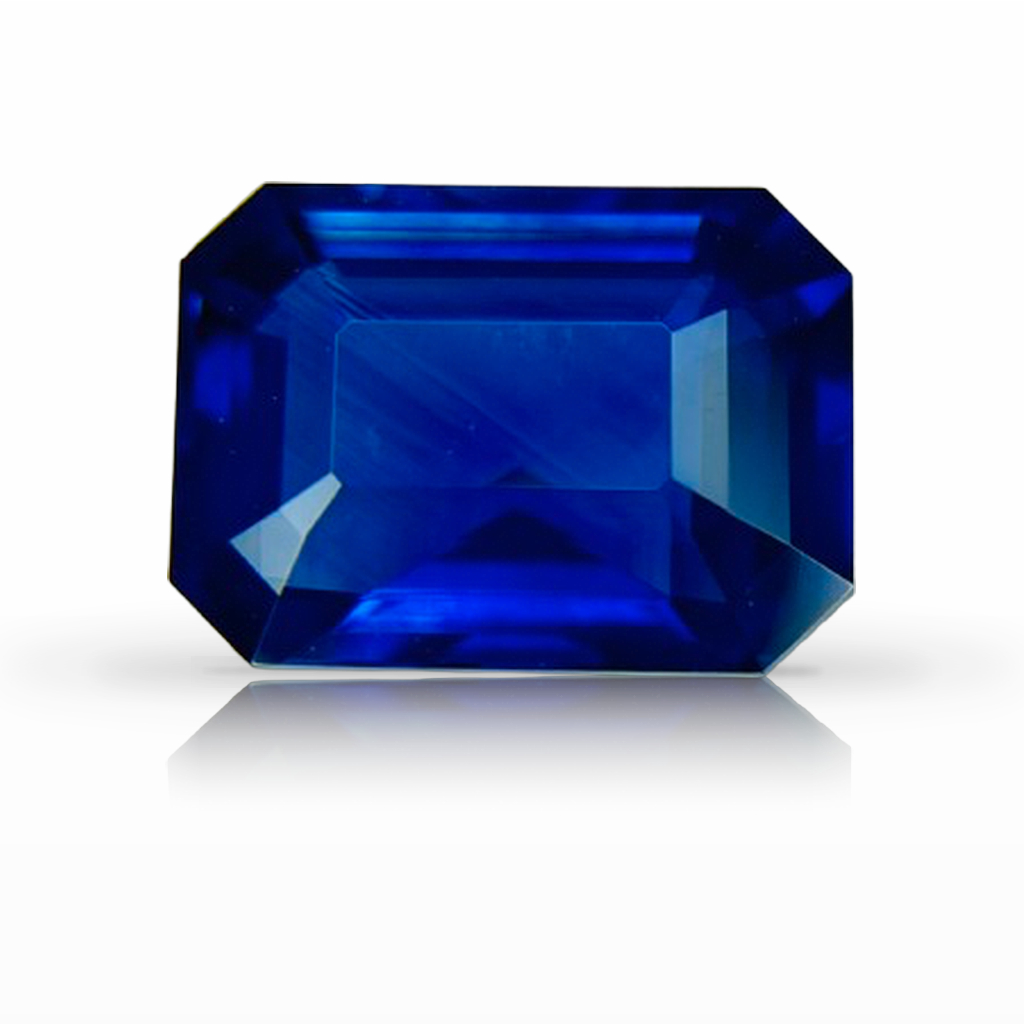 2.05ct Sapphire, Emerald Cut, Blue gemstone, 8.5 x 6.3MM, item #7414