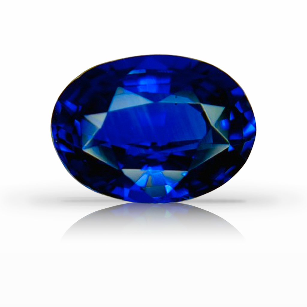 3.08ct Sapphire, Oval, Blue gemstone, 10 x 7.4MM, item #7417