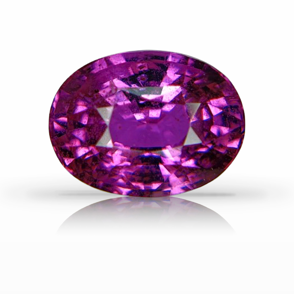 3.55ct Sapphire, Oval, Pink, No Heat gemstone, 9.8 x 7.5MM, item #7423