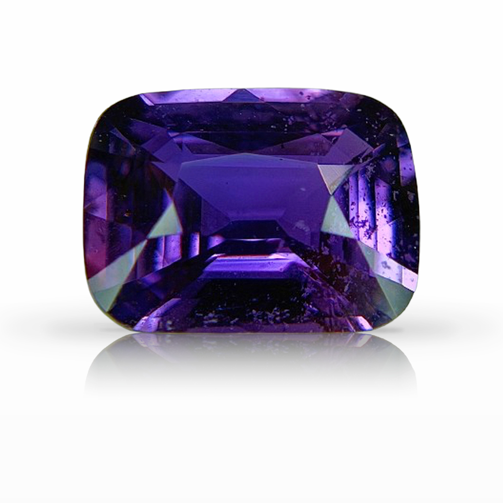 4.04ct Sapphire, Cushion, Purple, No Heat gemstone, 11 x 8.4MM, item #7425