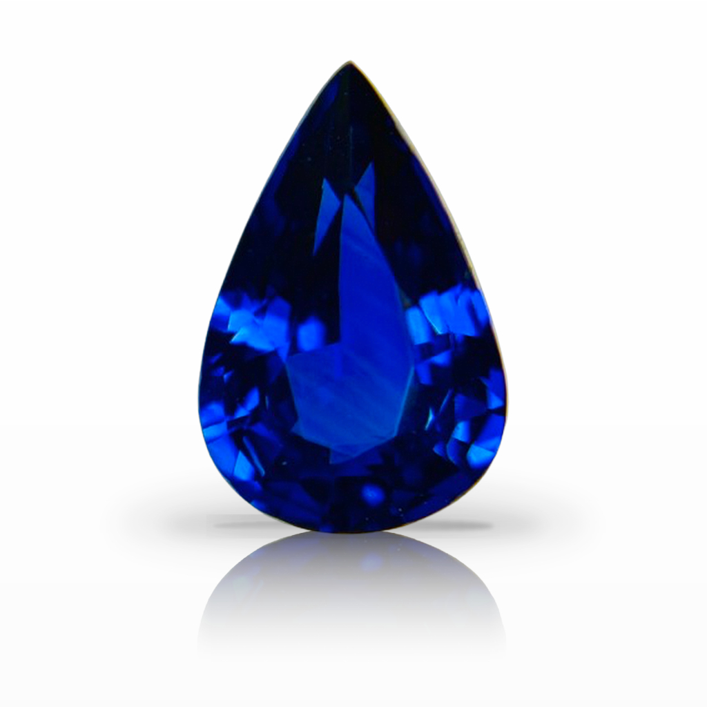 2.15ct Sapphire, Pear Shape, Blue gemstone, 10.6 x 6.9MM, item #7435
