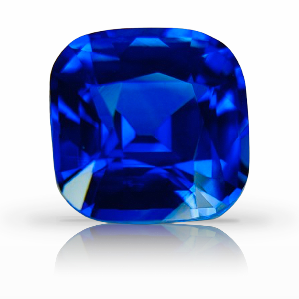 2.09ct Sapphire, Cushion, Blue gemstone, 7.2 x 7.1MM, item #7438