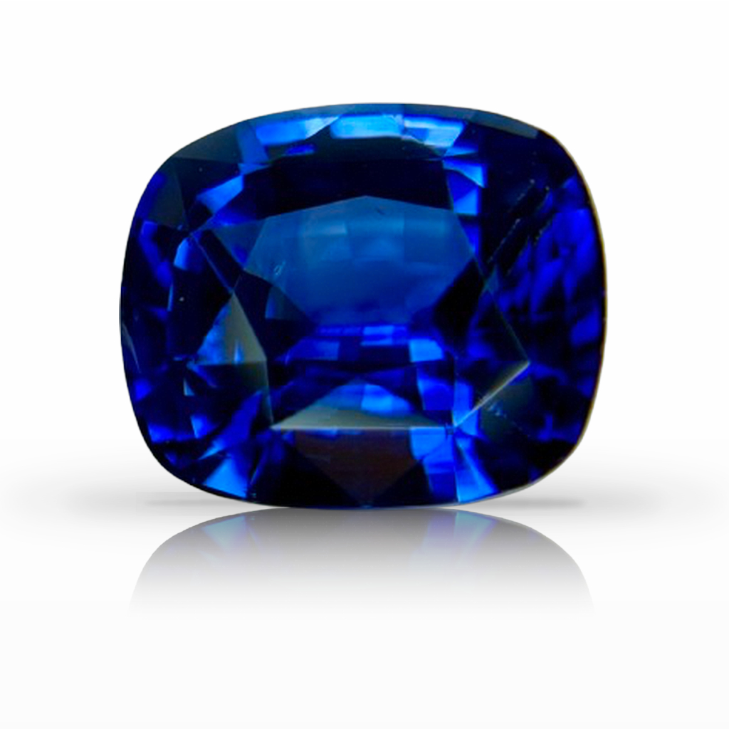 2.46ct Sapphire, Cushion, Blue gemstone, 8.2 x 7MM, item #7439
