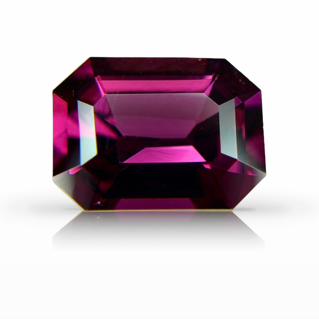 5.12ct Garnet, Emerald Cut, Pink gemstone, 11.8 x 8.9MM, item #7440