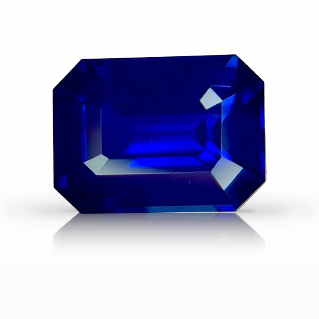 1.67ct Sapphire, Emerald Cut, Blue gemstone, 7.9 x 5.8MM, item #7452