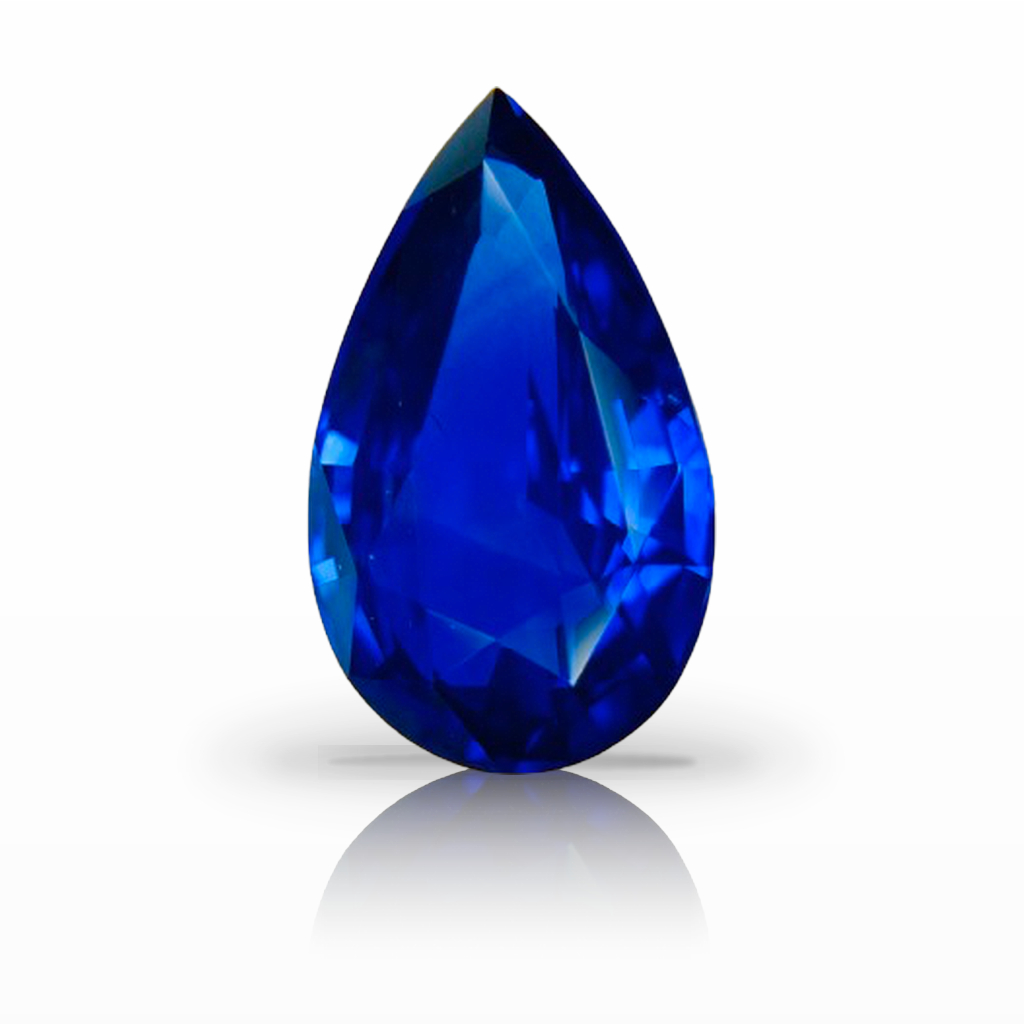5.07ct Sapphire, Pear Shape, Blue gemstone, 14.3 x 8.8MM, item #7460