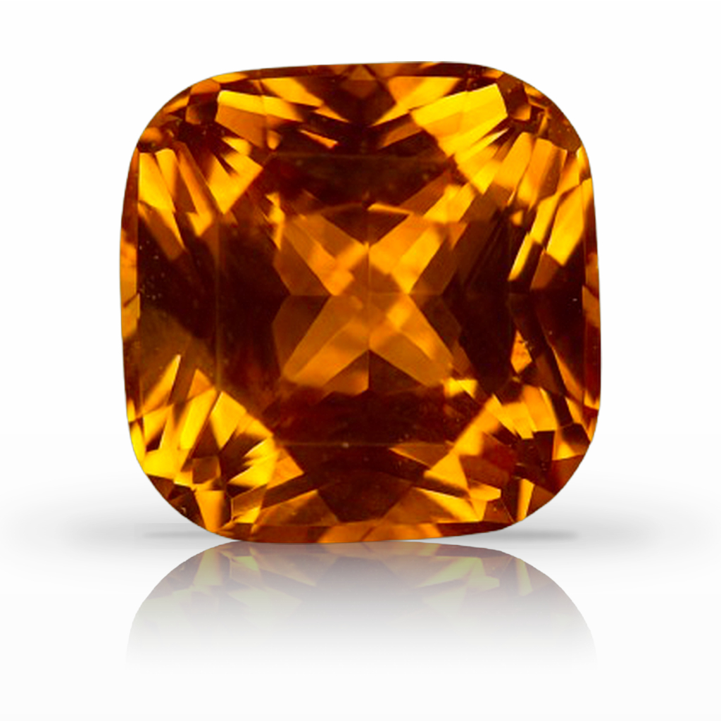 2.04ct Sapphire, Cushion, Orange gemstone, 7MM, item #7461