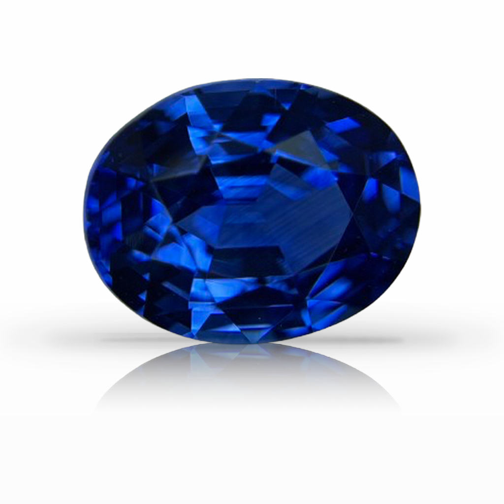 6.69ct Sapphire, Oval, Blue gemstone, 12.4 x 9.5MM, item #7467