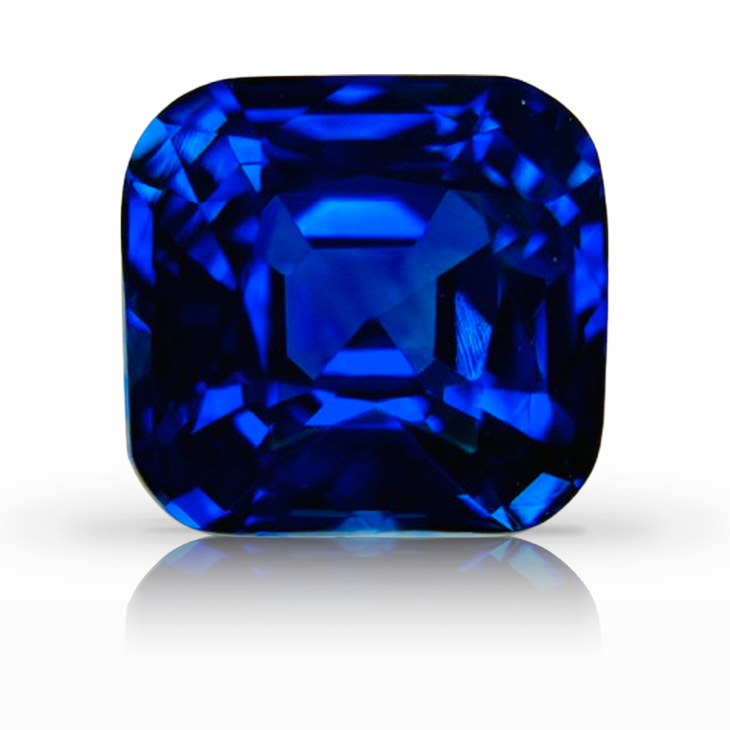 3.20ct Sapphire, Cushion, Blue gemstone, 8.1 x 7.8MM, item #7468