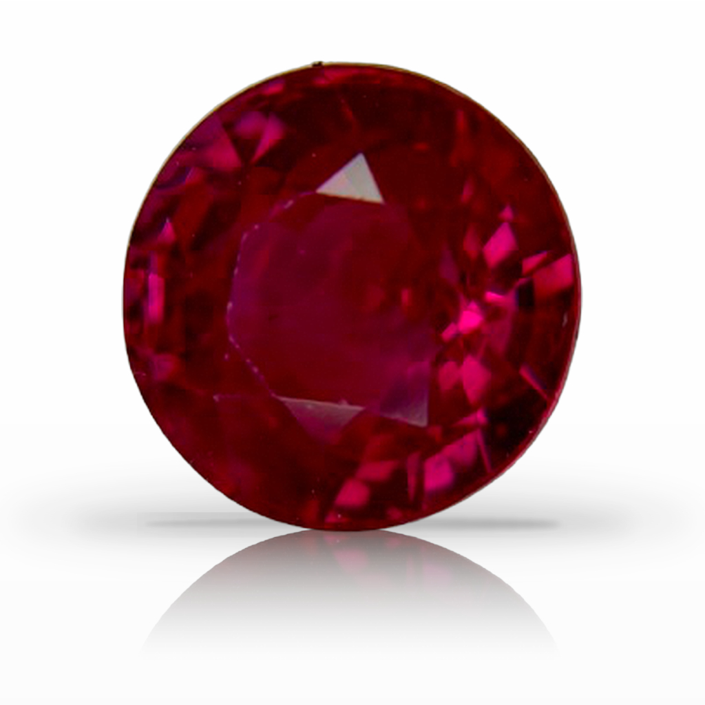 2.05ct Ruby, Round, Red, Burma, 7.2MM gemstone, 7.2MM, item #7469
