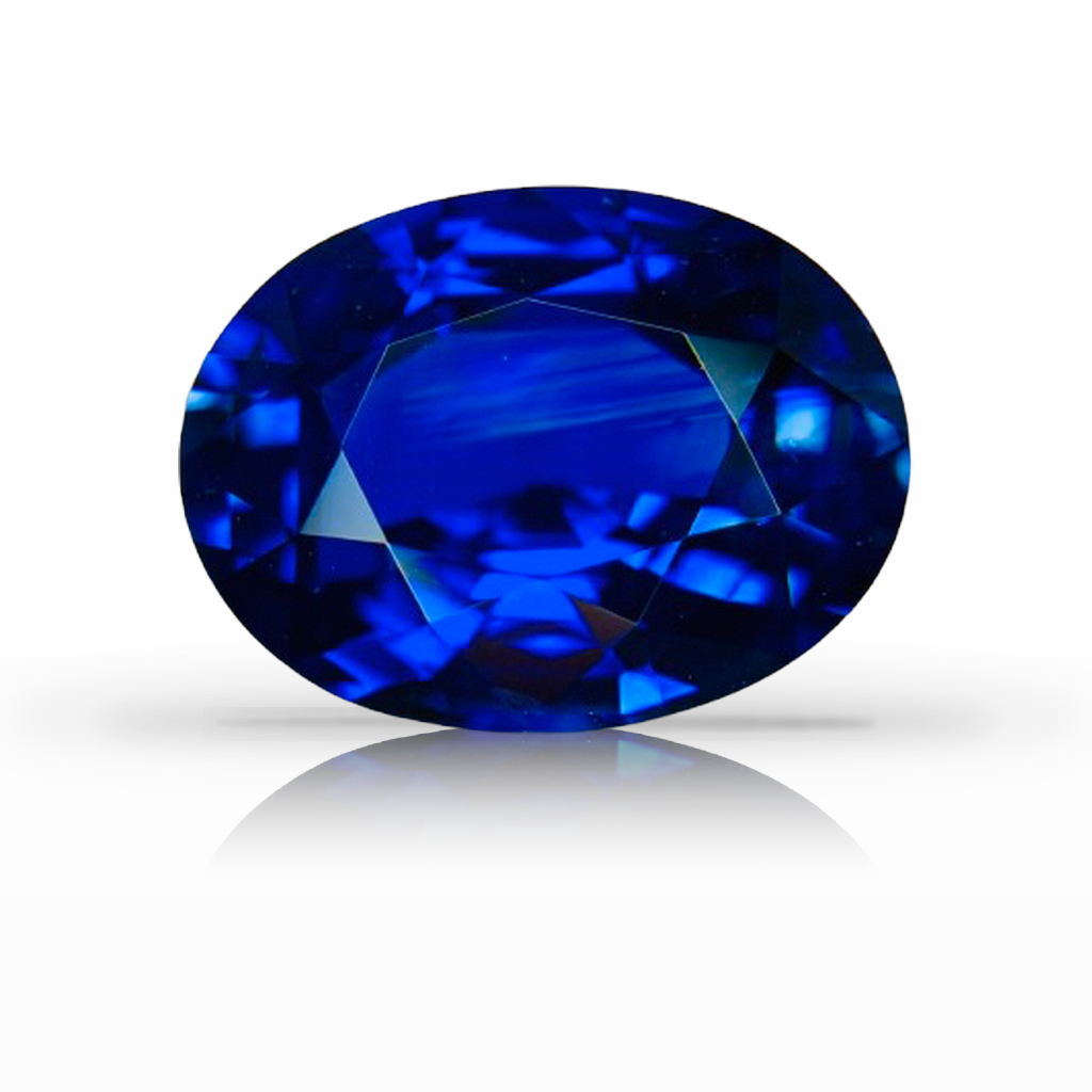 6.87ct Sapphire, Oval, Blue gemstone, 13 x 10MM, item #7475