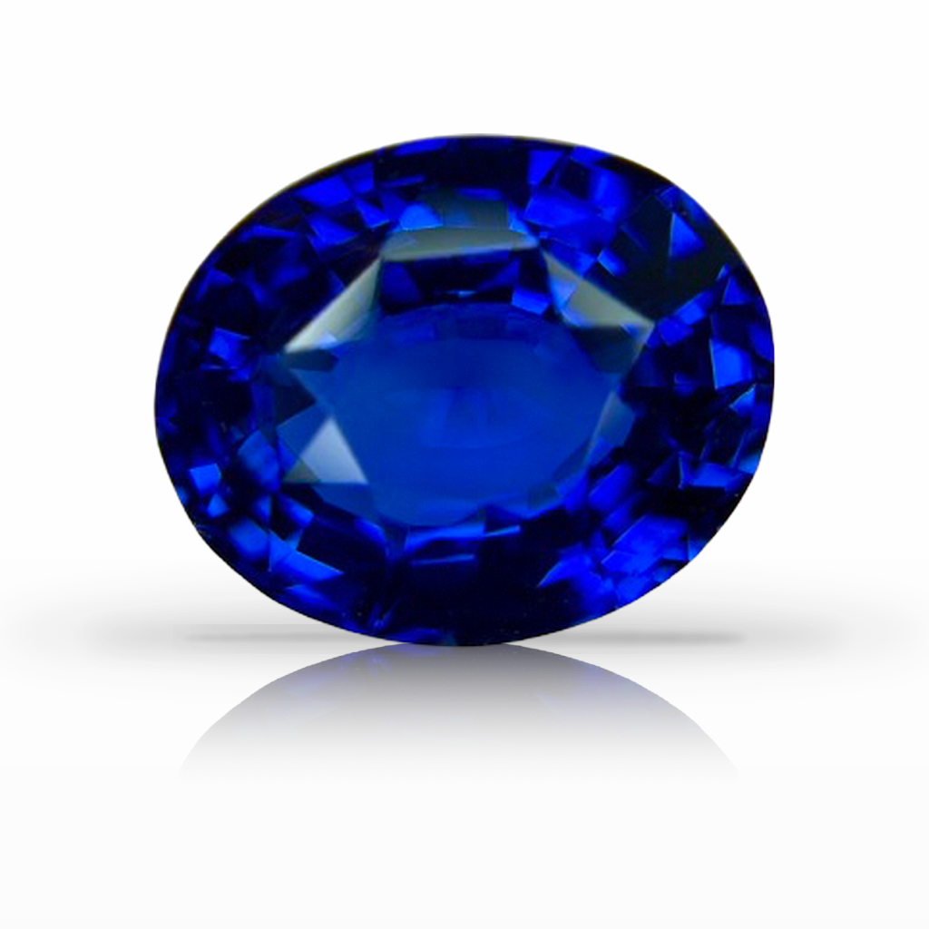 5.46ct Sapphire, Oval, Blue gemstone, 11.5 x 9.5MM, item #7481