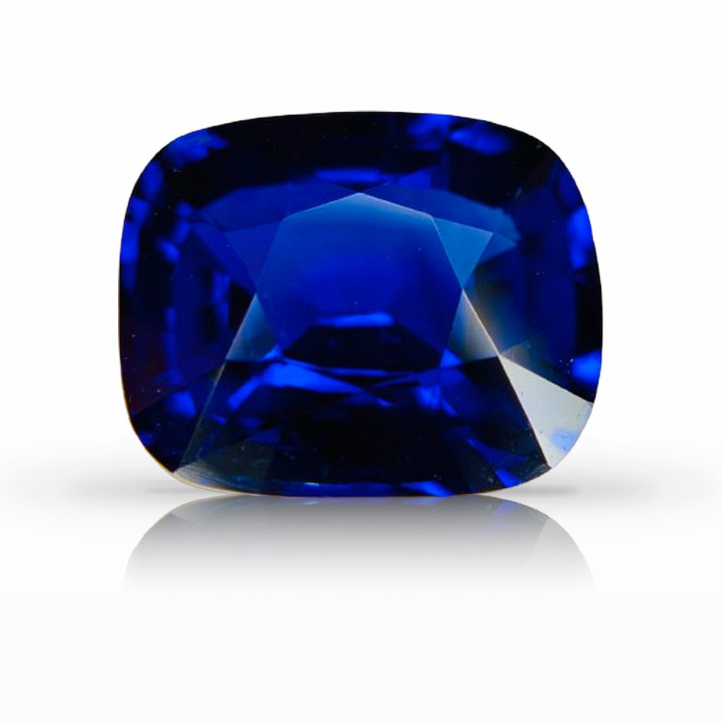 4.05ct Sapphire, Cushion, Blue gemstone, 10.3 x 8.6MM, item #7485