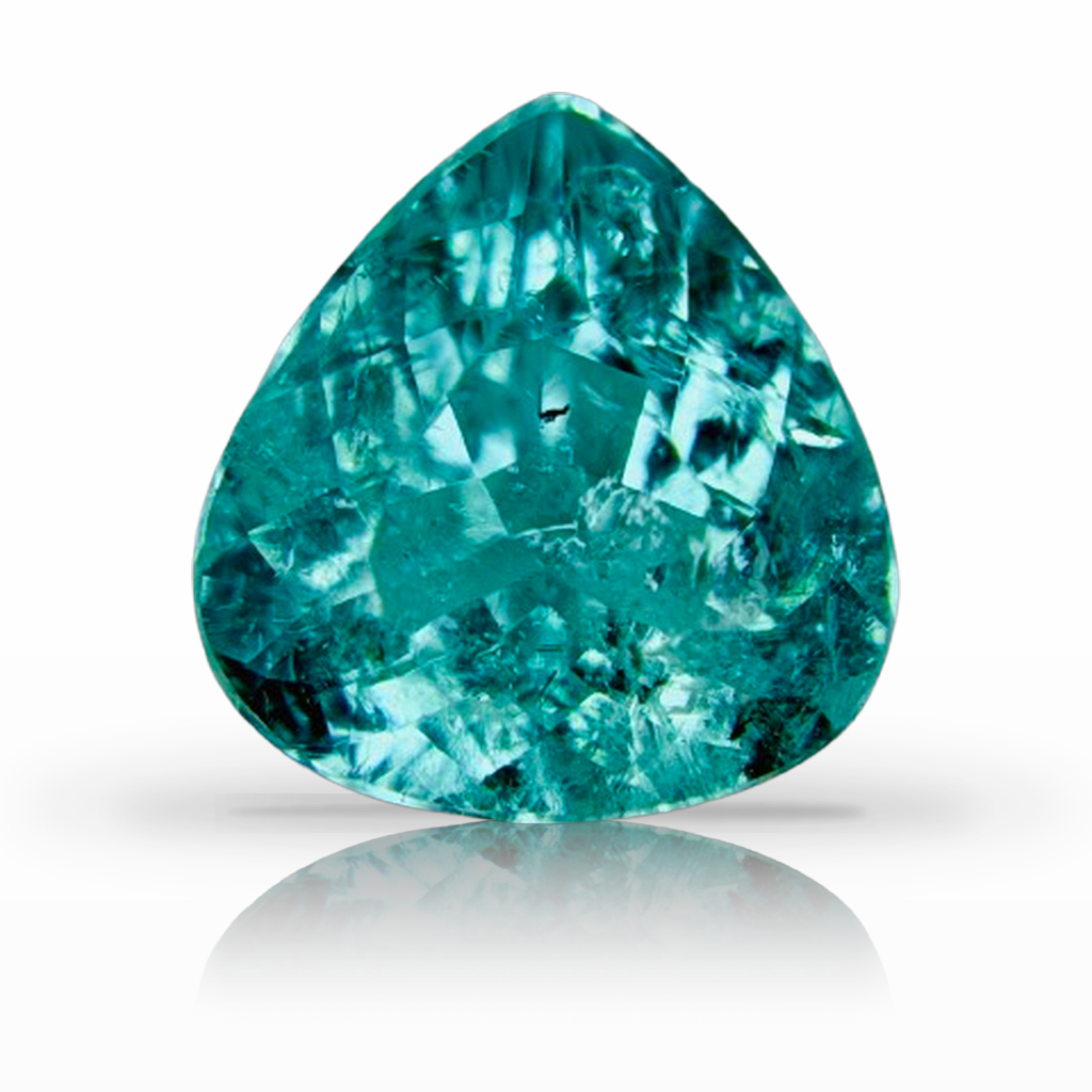 2.22ct Tourmaline-Paraíba, Pear Shape, Blue, Mozambique gemstone, 9.3 x 9MM, item #7493