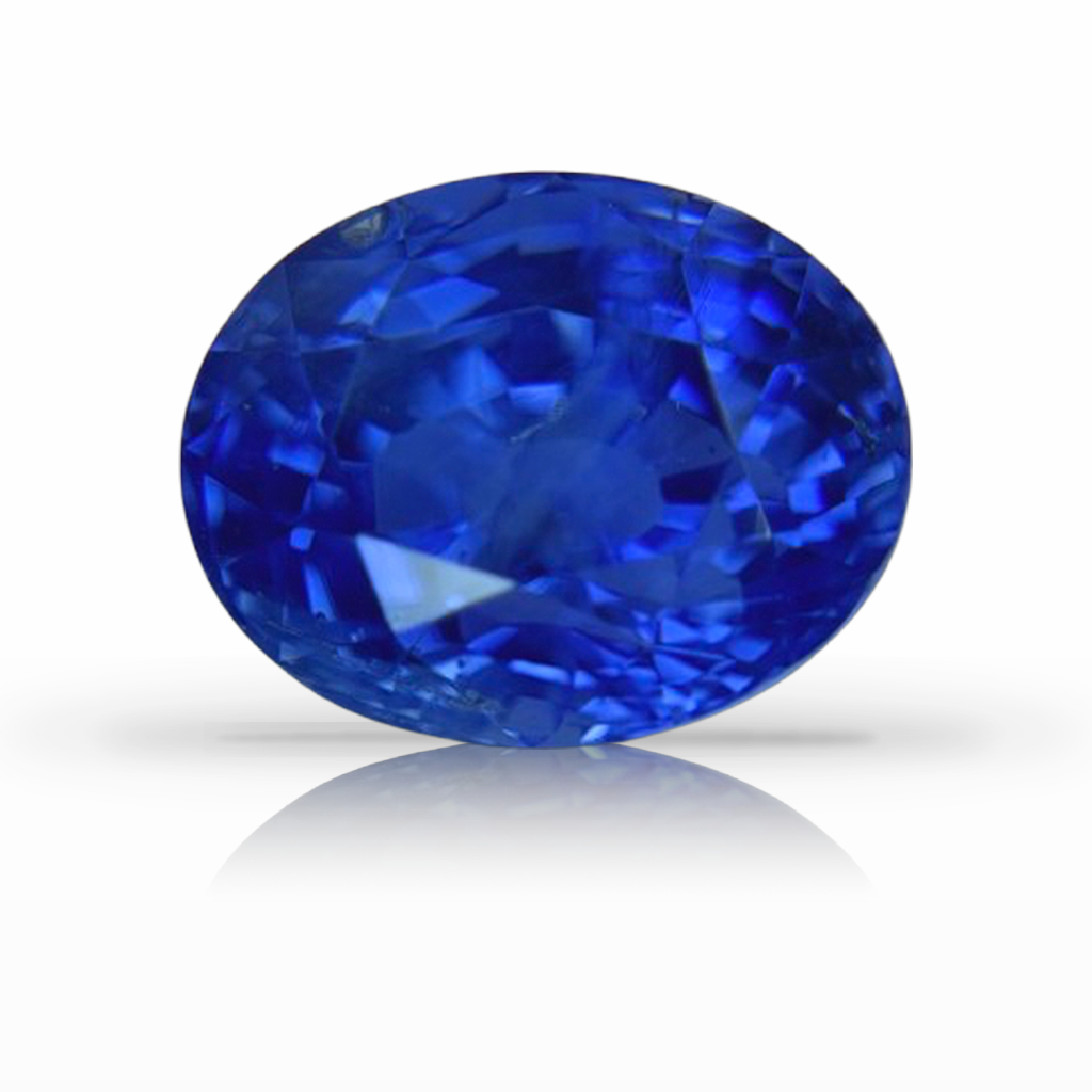 6.17ct Sapphire, Oval, Blue, No Heat gemstone, 10.8 x 8.6MM, item #7498