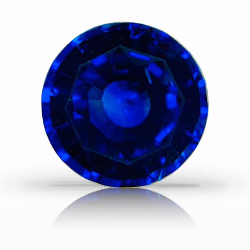 2.12ct Sapphire, Round, Blue, 7.8MM gemstone, 7.8MM, item #7509