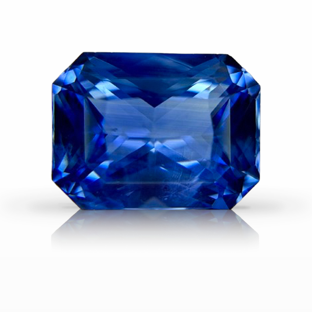 2.08ct Sapphire, Radiant Cut, Blue gemstone, 8 x 6MM, item #7510_RA_2.08
