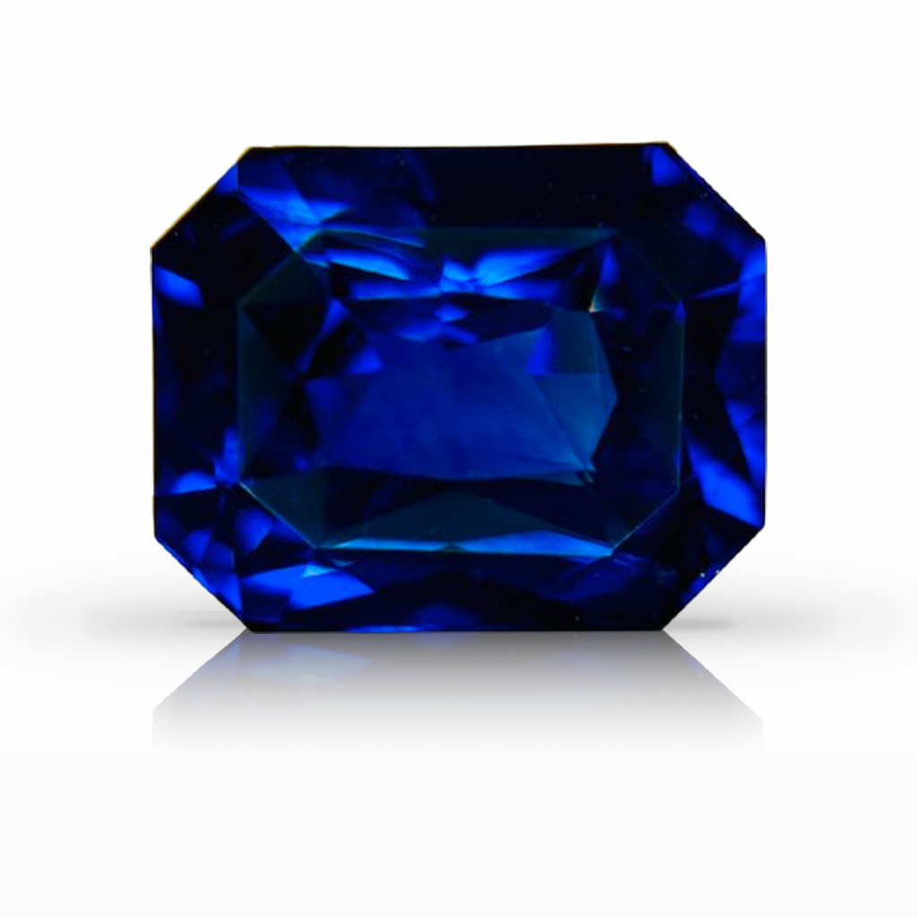3.60ct Sapphire, Radiant Cut, Blue gemstone, 9.5 x 7.5MM, item #7511