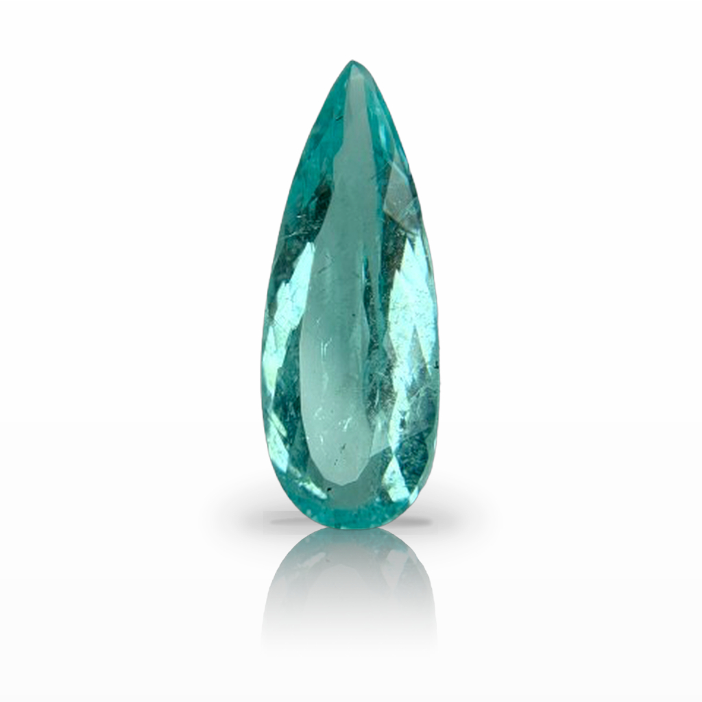 1.50ct Tourmaline-Paraíba, Pear Shape, Blue, Mozambique gemstone, 13.5 x 5.3MM, item #7513