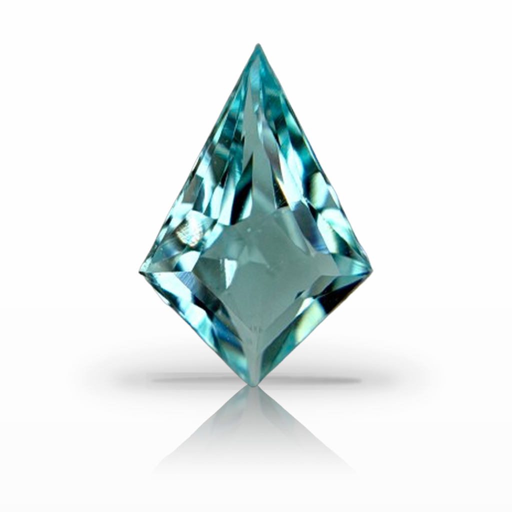 0.47ct Tourmaline-Paraíba, Kite, Blue, Mozambique gemstone, 8.3 x 5.5MM, item #7515