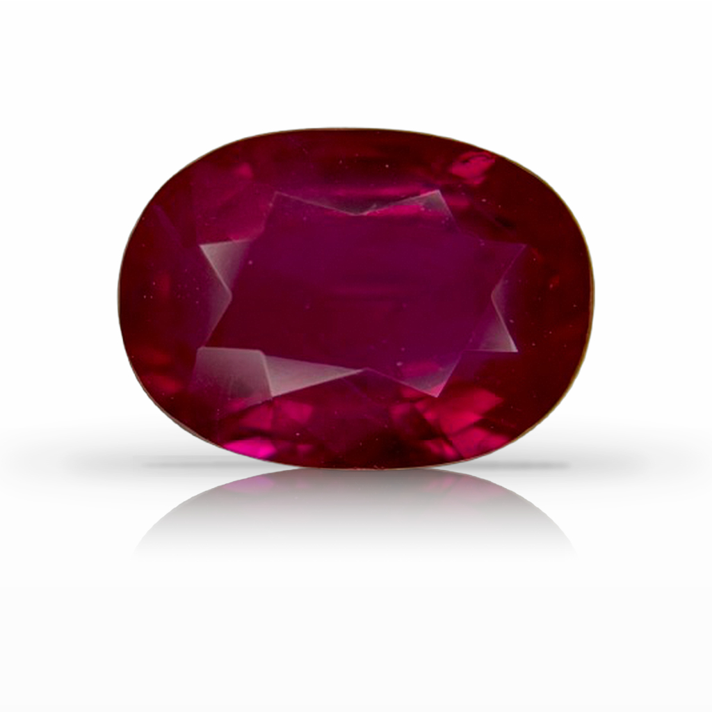 2.09ct Ruby, Oval, Red, Burma gemstone, 9 x 6.5MM, item #7518