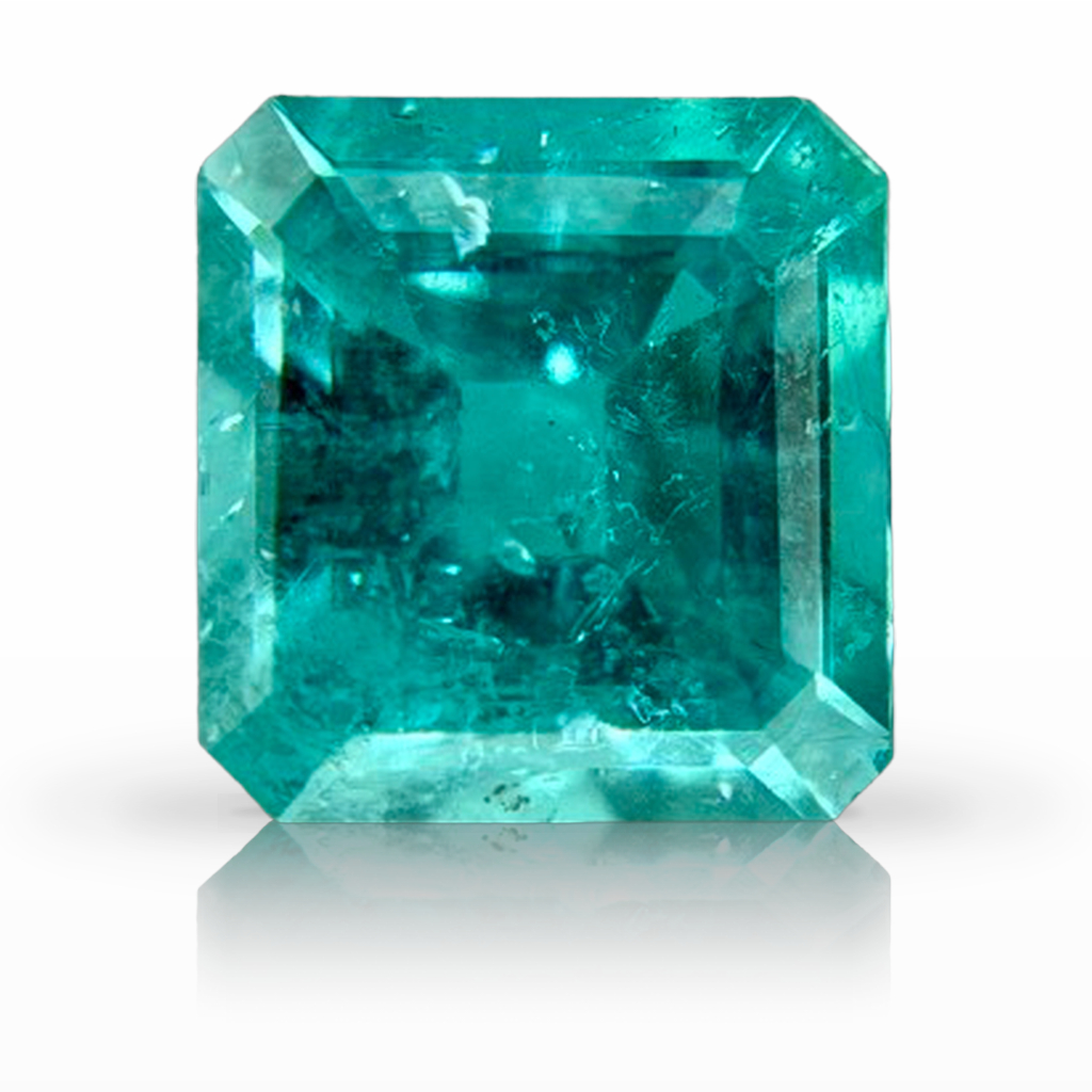 1.07ct Tourmaline-Paraíba, Asscher, Blue, Mozambique gemstone, 6.1 x 6MM, item #7520