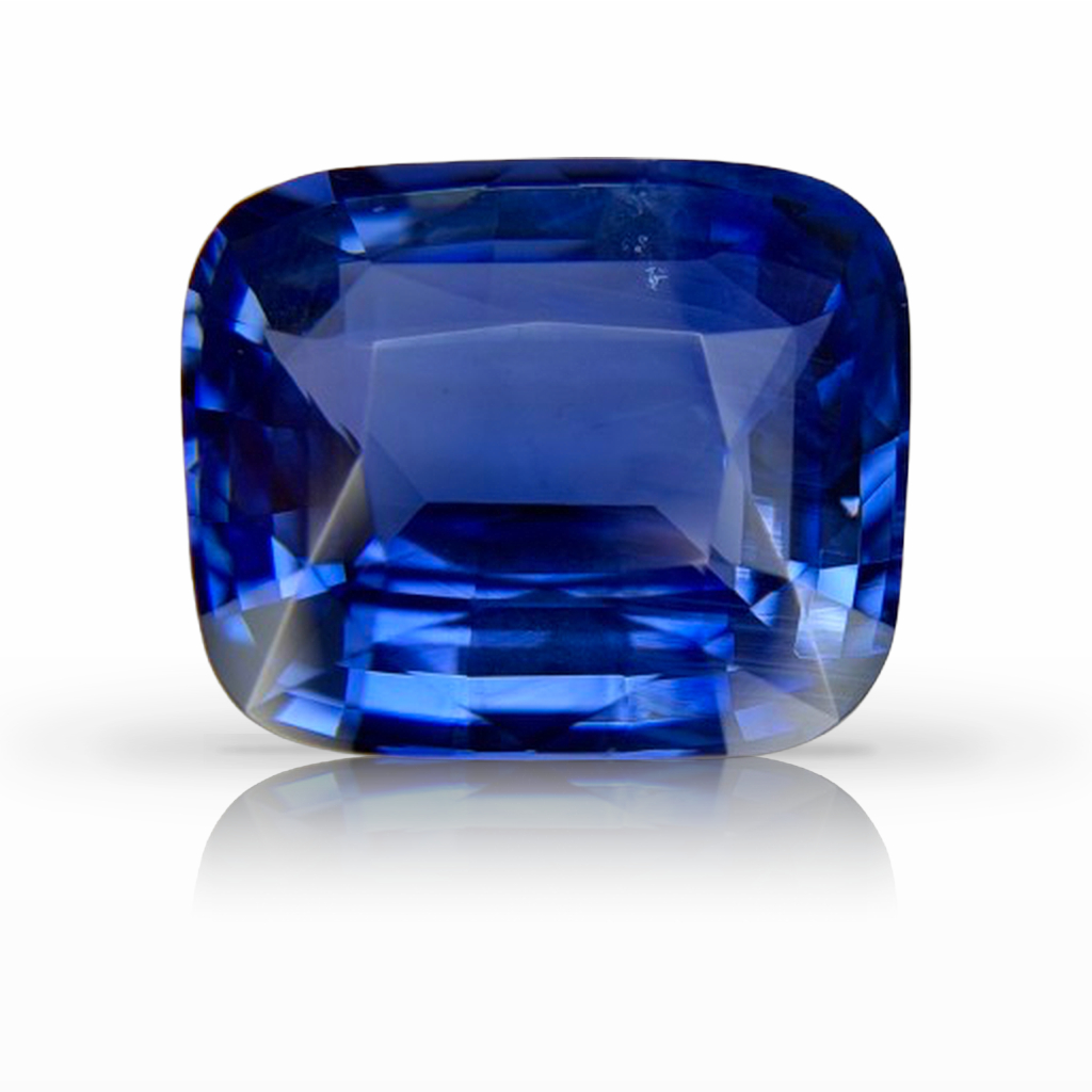 7.05ct Sapphire, Cushion, Blue gemstone, 12.5 x 10MM, item #7526