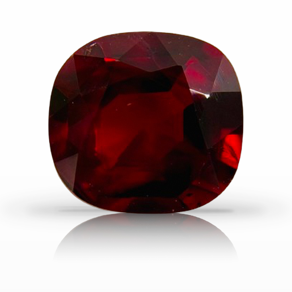 3.03ct Ruby, Cushion, Red, Mozambique, No Heat gemstone, 9 x 8.5MM, item #7530